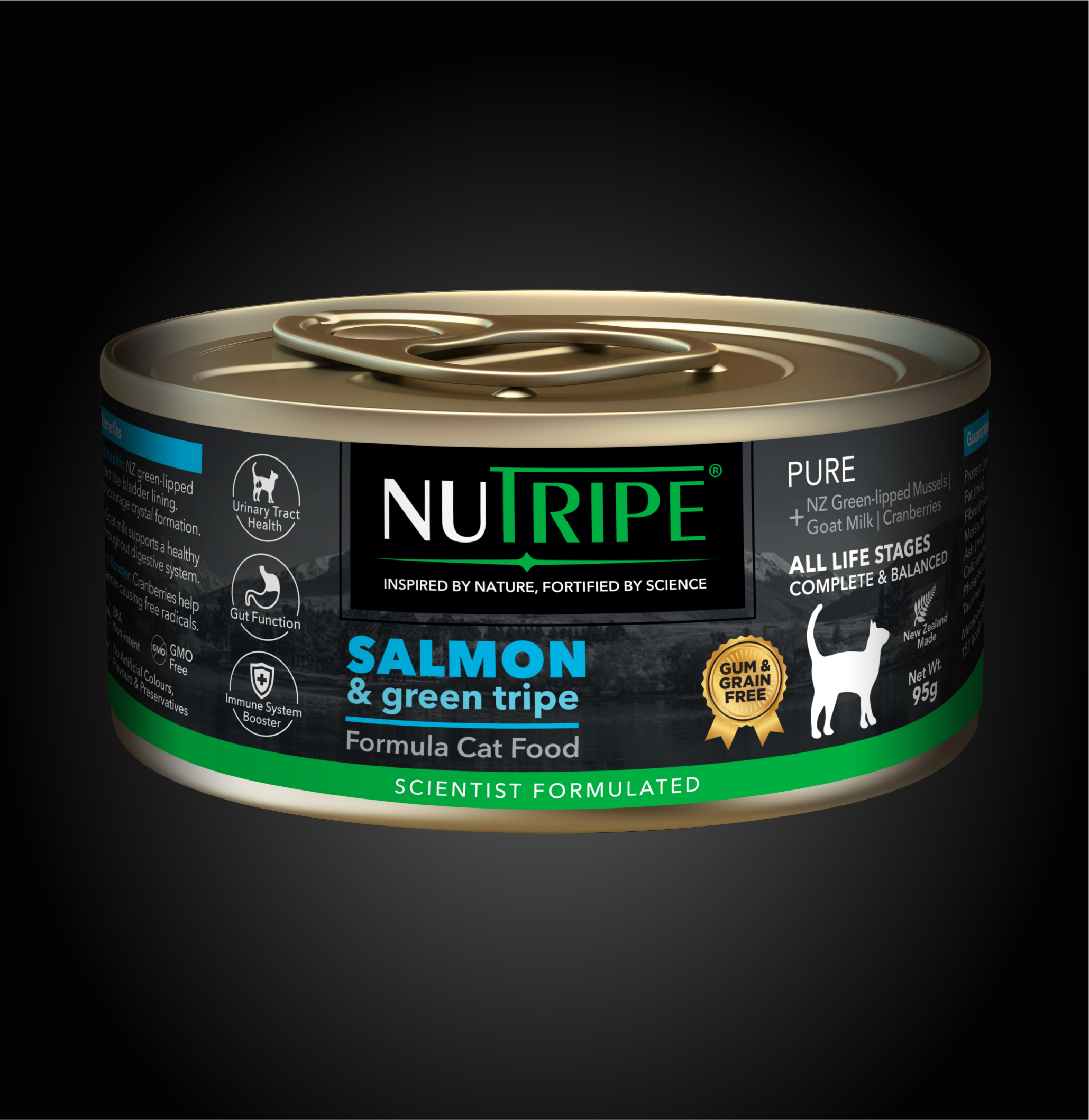 Salmon Green Tripe NUTRIPE Green Tripe Based Pet Food Products